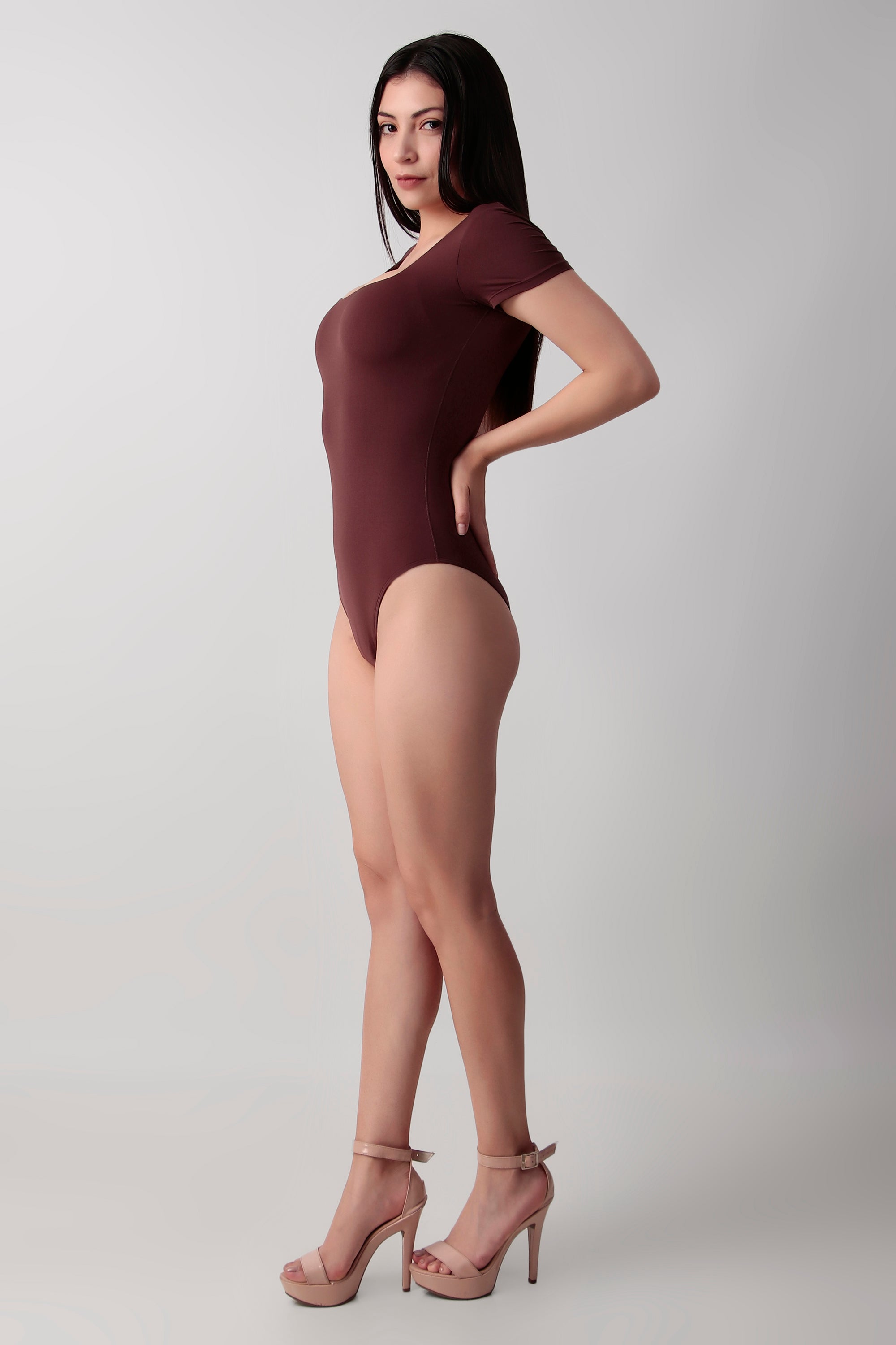 Emio Unlined Plunge Bodysuit