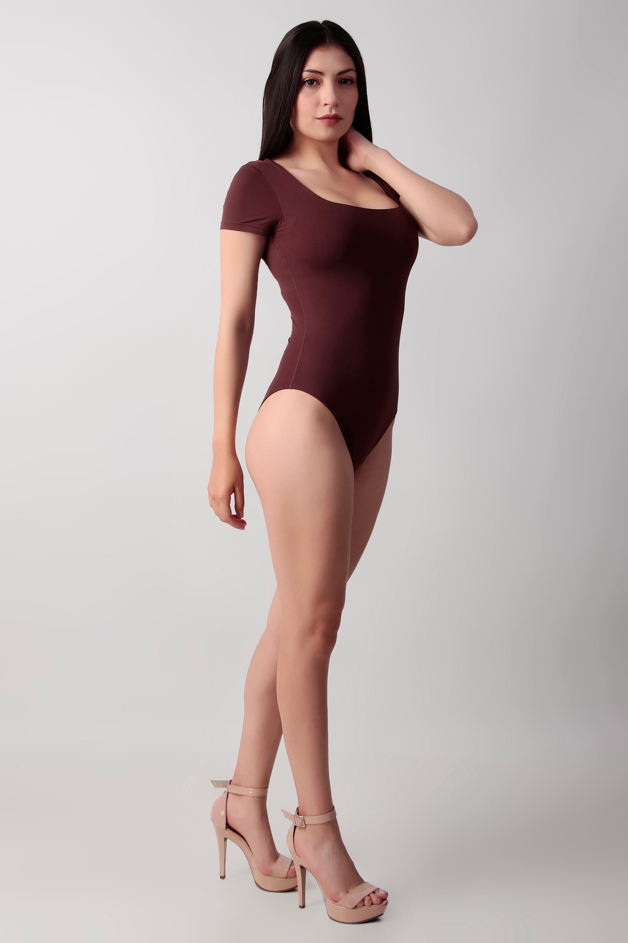 Emio Unlined Plunge Bodysuit